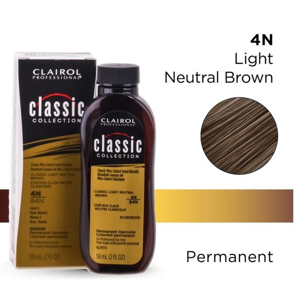 Clairol Professional Light Neutral Brown Classic Collection Permanent Hair Color - Picture 1 of 5